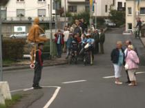 Die erste Begegnung mit Puplikum in Daussenau