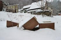 Die Installation von Benoit Tremsal im Winter 2005