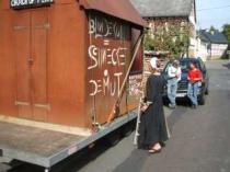 Transport der Church of Fear von Bayreuth nach Bad Ems