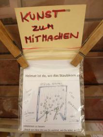 Heimat ist da, wo das Staubkorn zu Hause ist