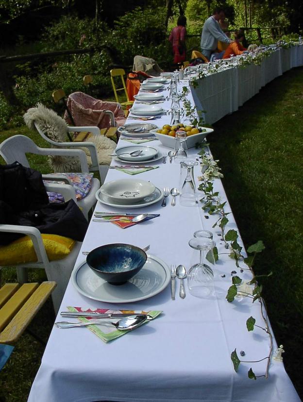 Der Tisch ist gedeckt